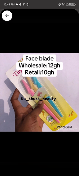 Razor Face blade