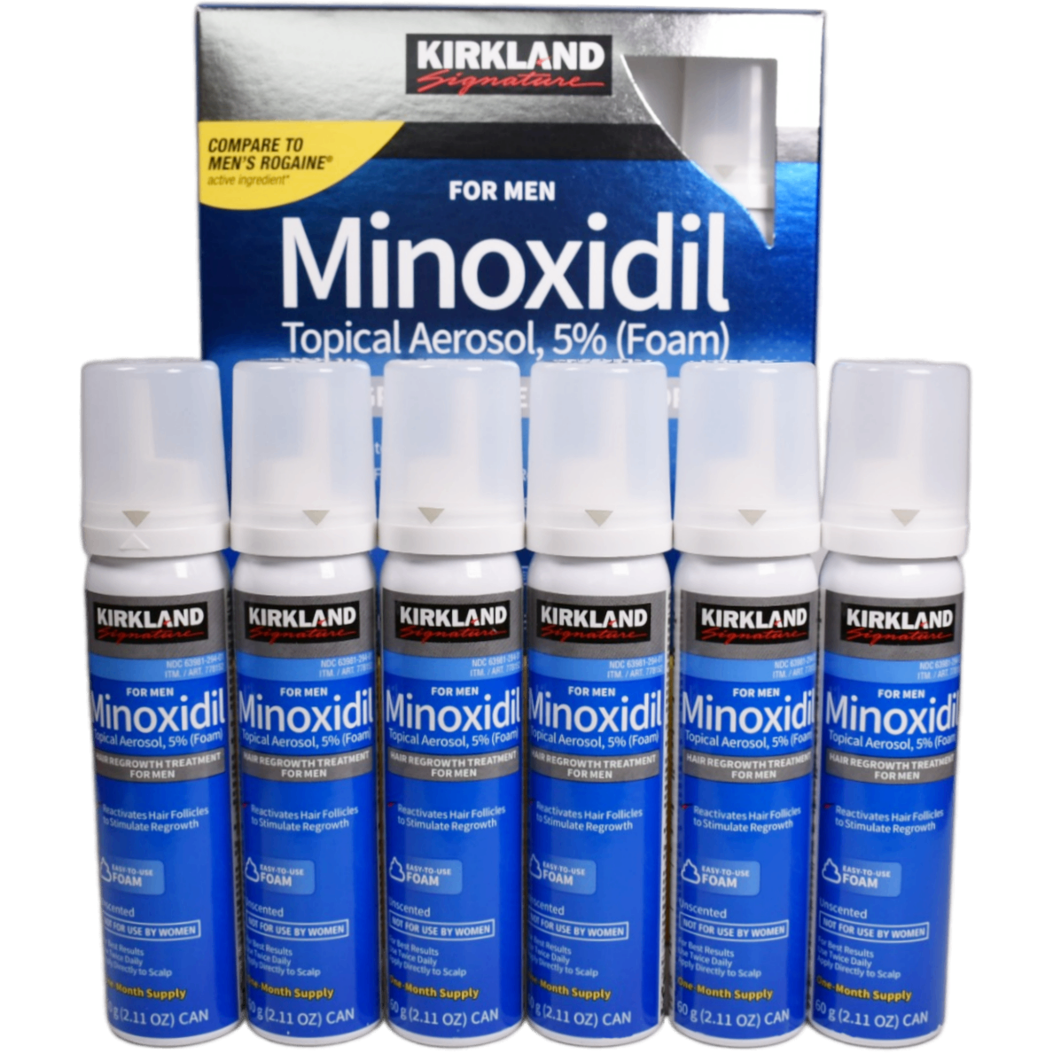 KIRKLAND FOAM (6 bottles)