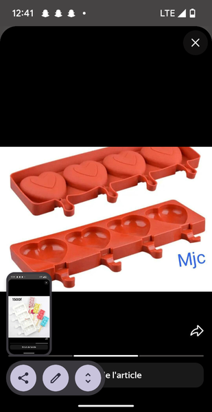 Moule en silicone