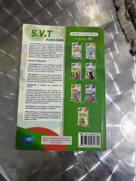 Livre SVT Bac 2022