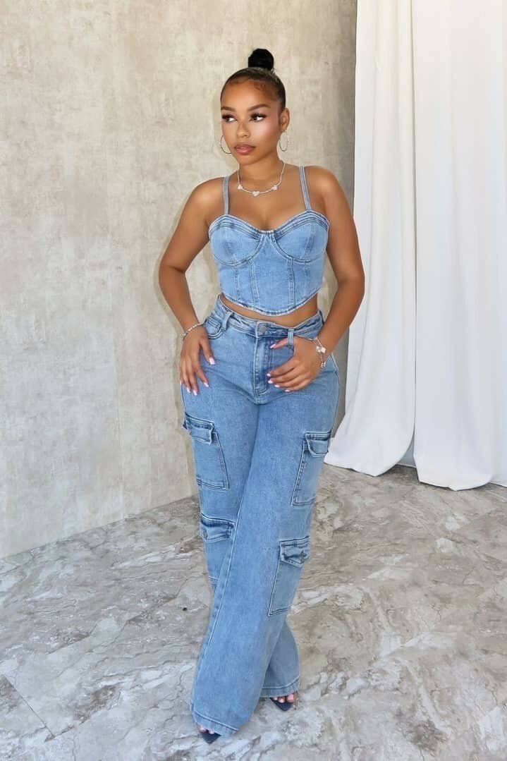 Complet jeans