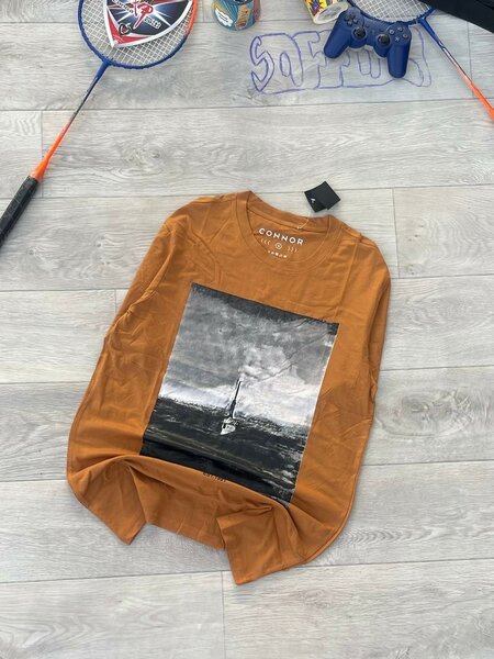 T-shirt imprimé bateau