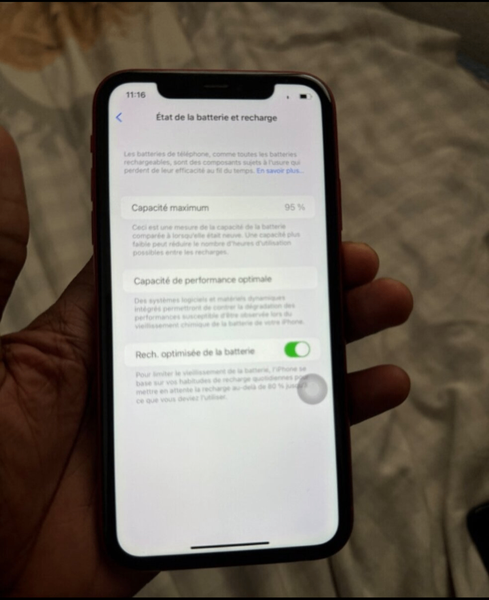 iPhone 11 rouge