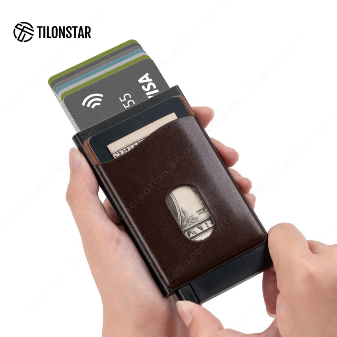 Porte-cartes RFID Aluminium