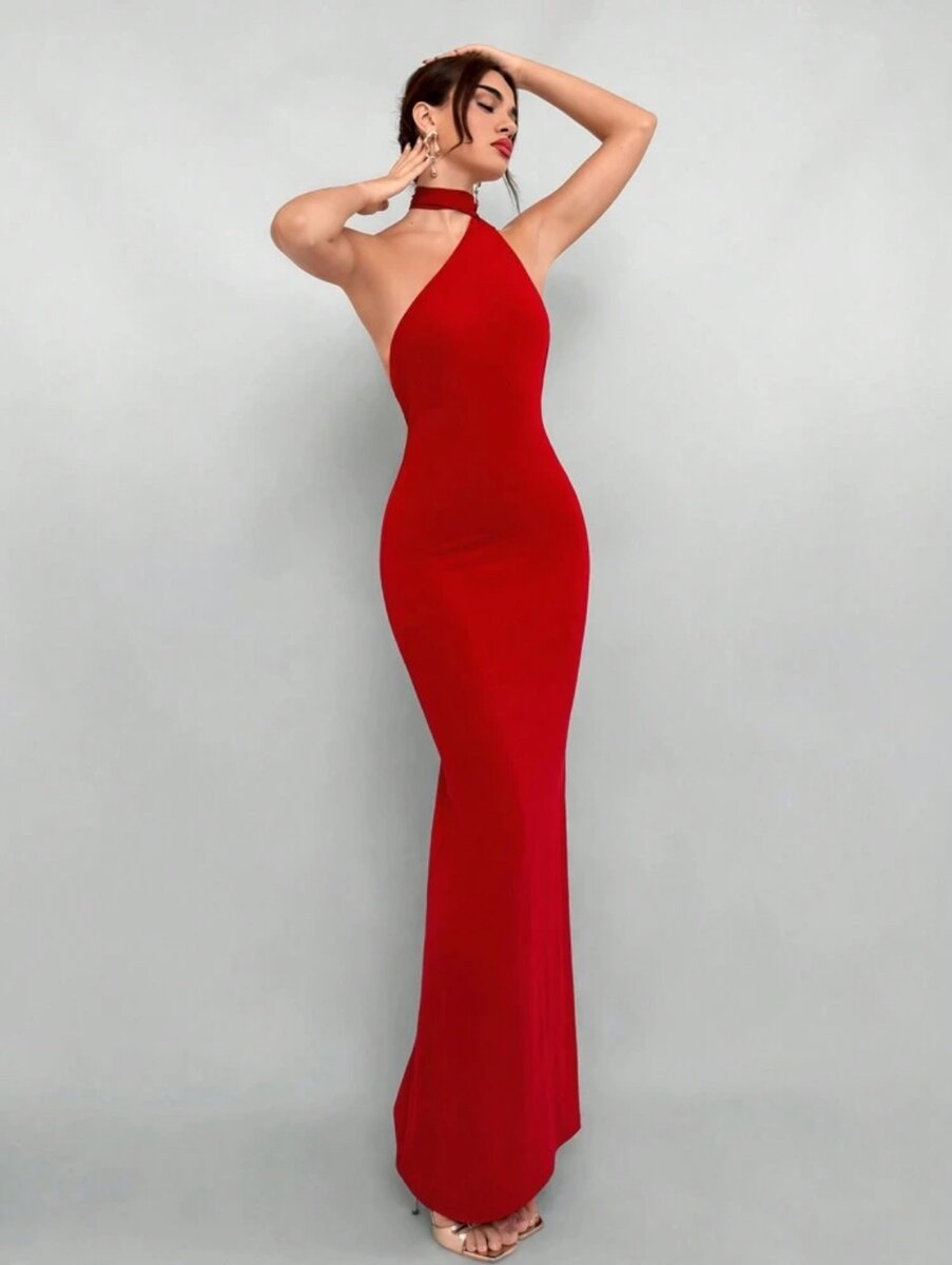 Long dinner date dress