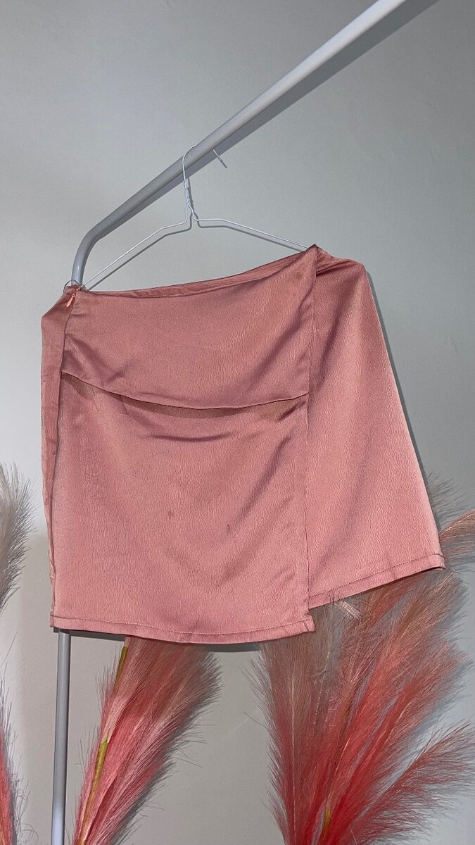 Satin skirt