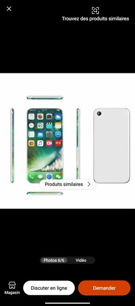 Smartphone moderne élégant