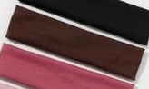 Hair bands brown