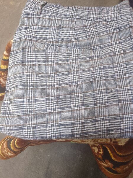 Check trousers