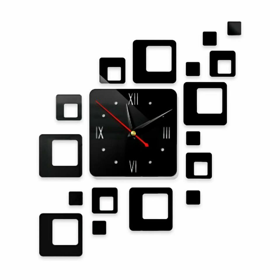 Horloge Murale 3D Design Moderne