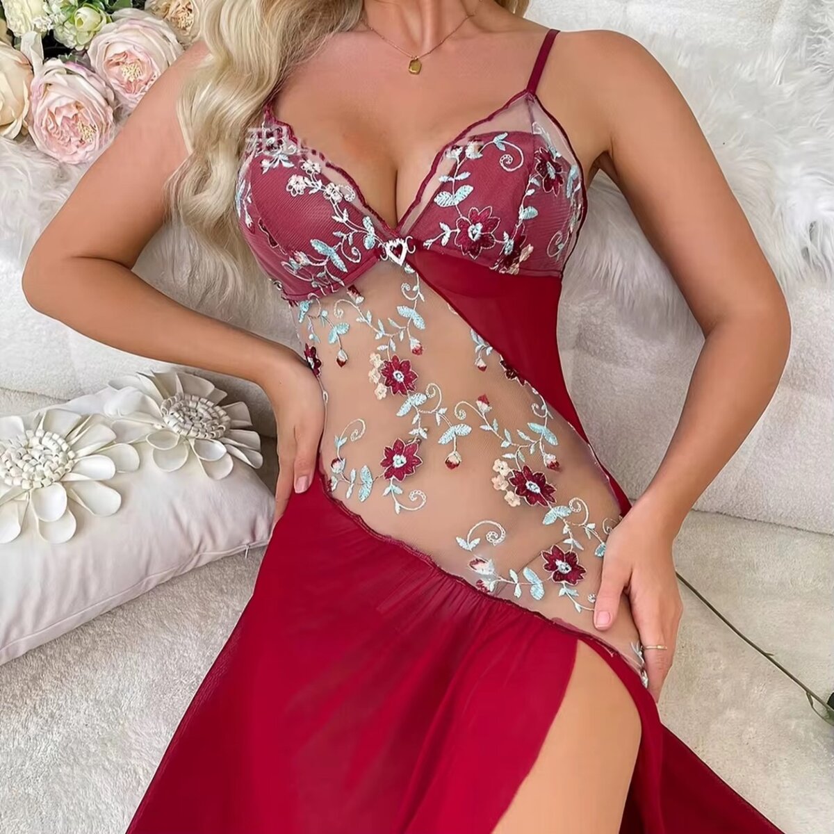 Robe de nuit sexy femme