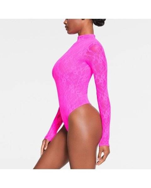Sheer mesh bodysuit