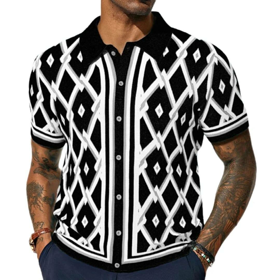 Polo en maille chic pour homme