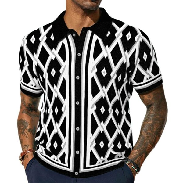 Polo en maille chic pour homme
