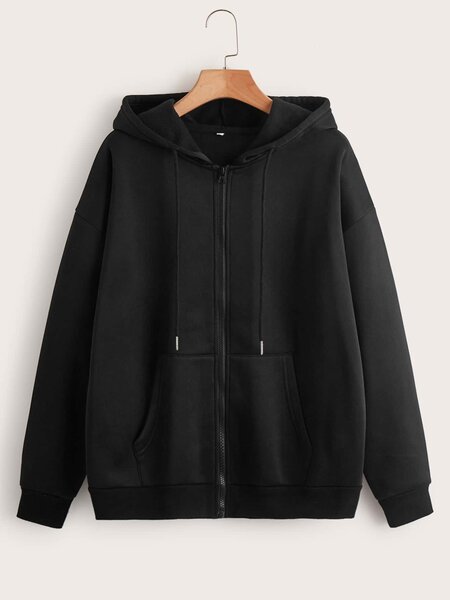 Sweat à capuche zippé