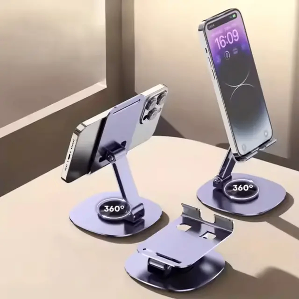 Support de téléphone portable pliable, anti-dérapant