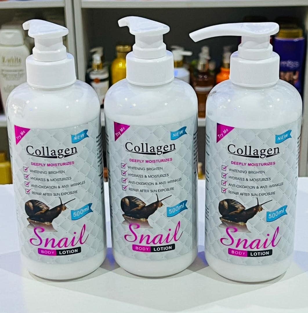 Collagen snail body lotion