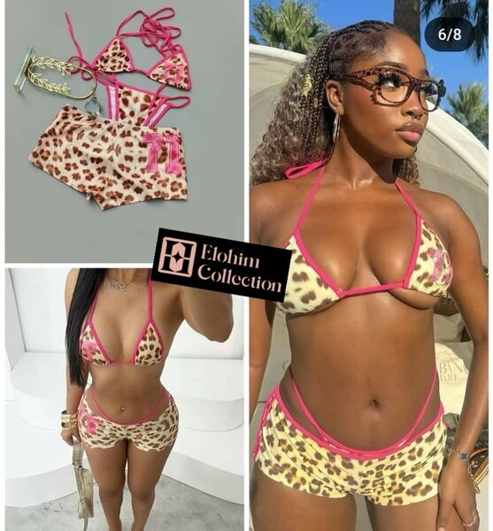 Bikini léopard sexy pour femme