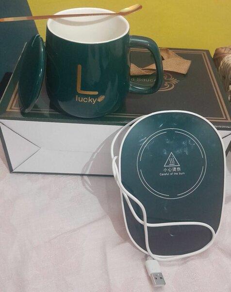 Tasse chauffante