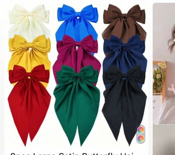 Hair clip with bow