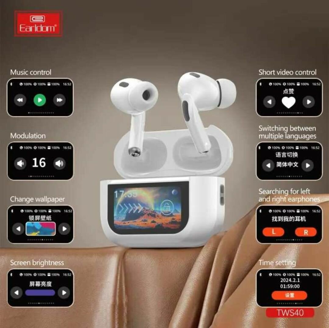 Écouteurs Bluetooth avec Écran
