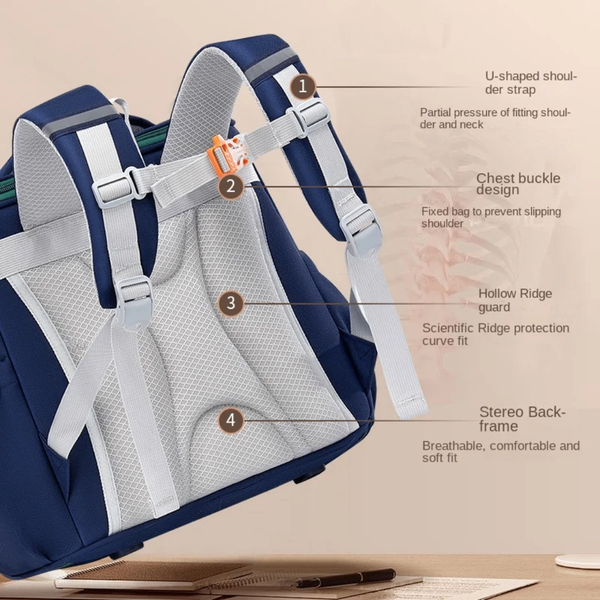 Sac à dos scolaire ergonomique