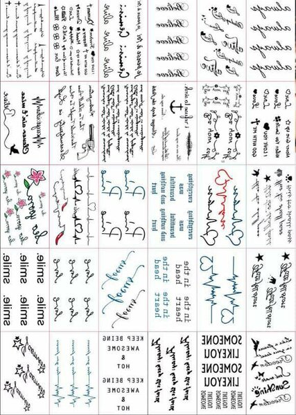 Mini Tattoo stickers