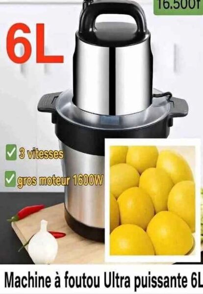 Mixeur 6L Ultra Puissant 1600W