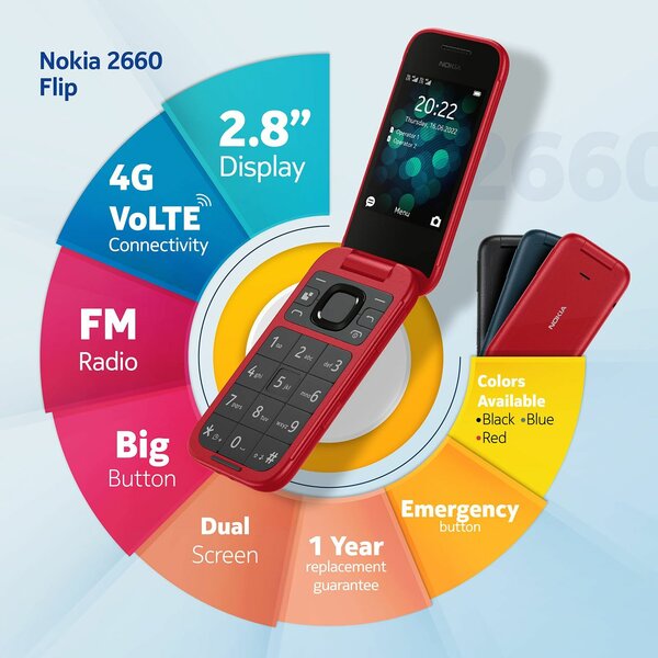 Téléphone à Clapet Nokia 2660