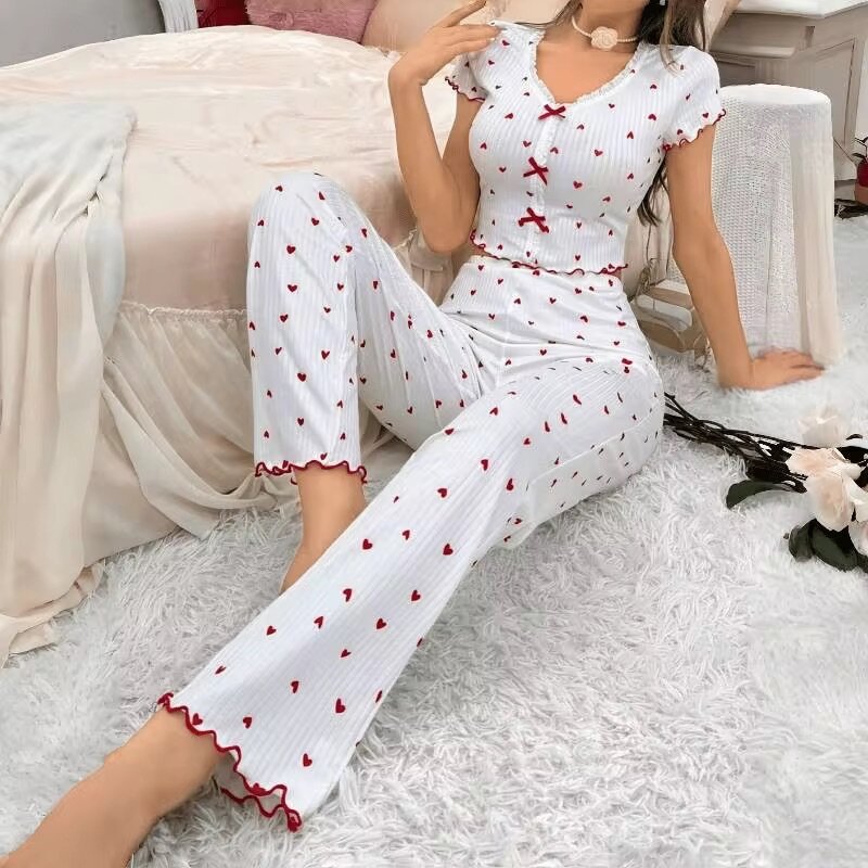 Pyjama Femme Cœur Confort