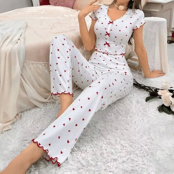 Pyjama Femme Cœur Confort