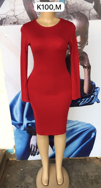 red dress