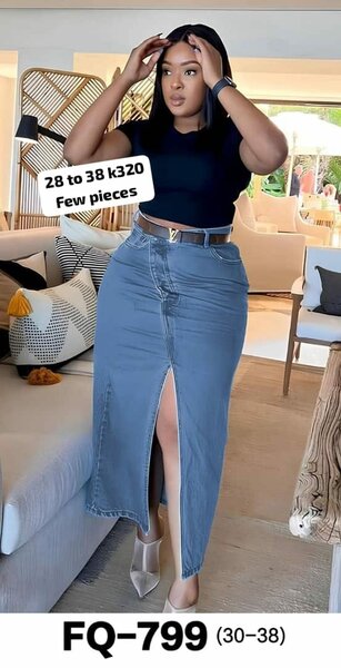 Women's denim skirt