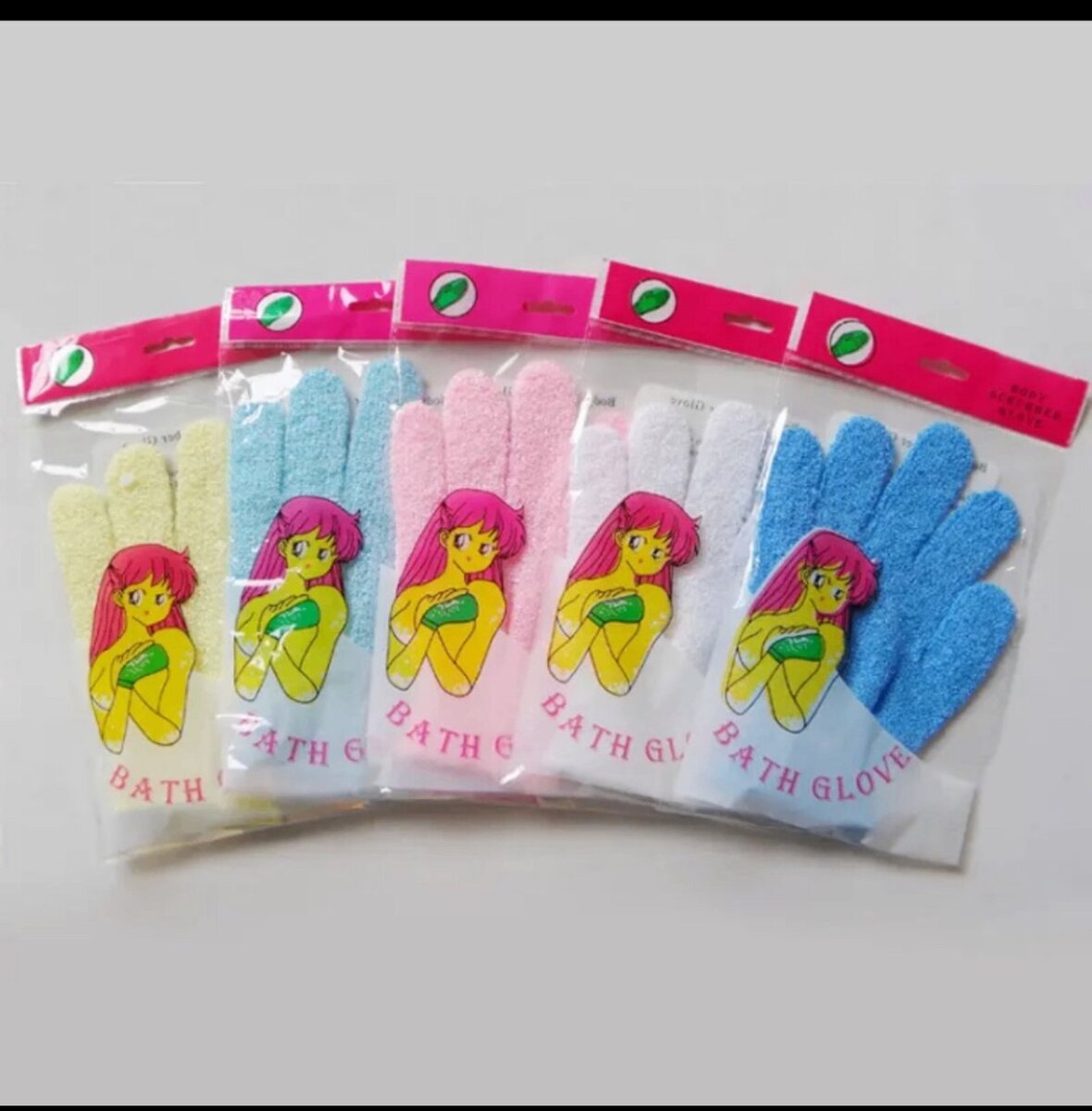 Gants de Bain Exfoliants
