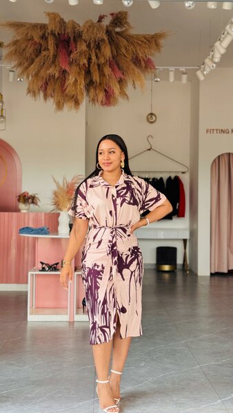 Long floral dress