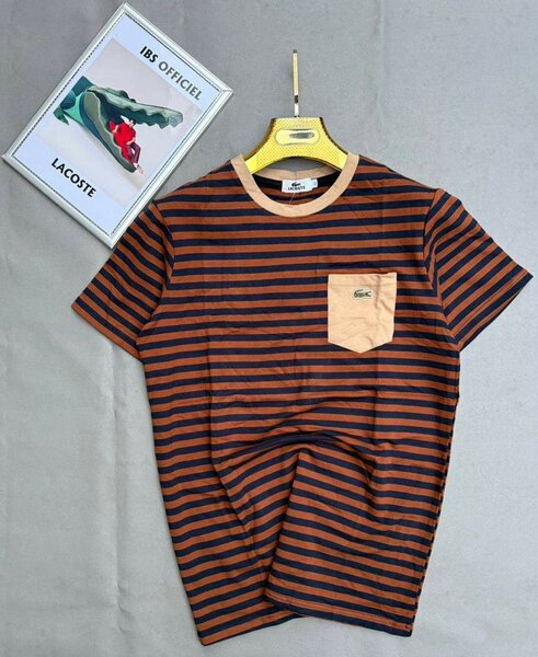 T-shirt rayé homme Lacoste