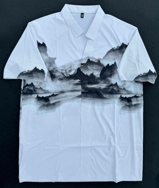Chemise élégante à imprimé créatif