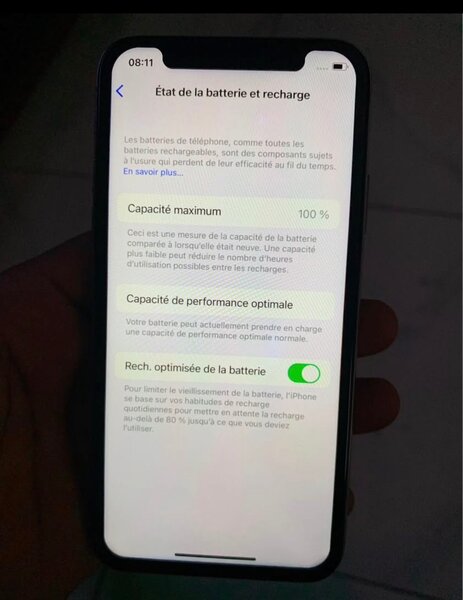 iPhone X 64GB Argent
