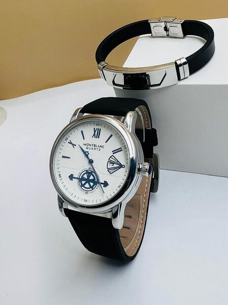 MontBlanc Montre Quartz Élegante