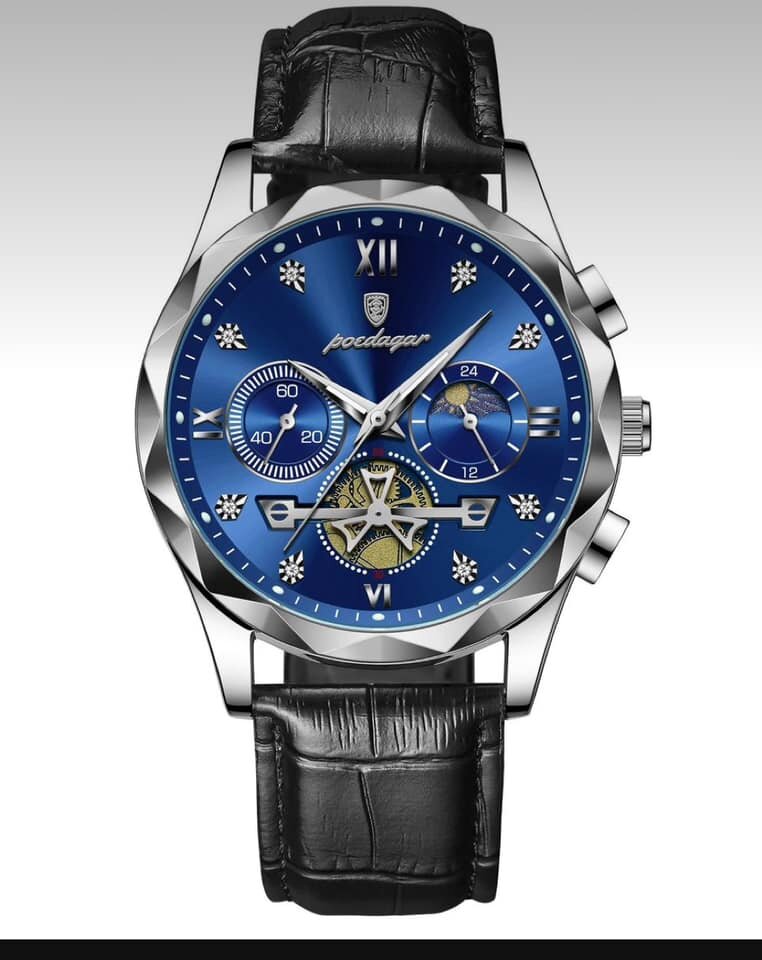 **POEDAGAR 996** : une montre en cuir véritable