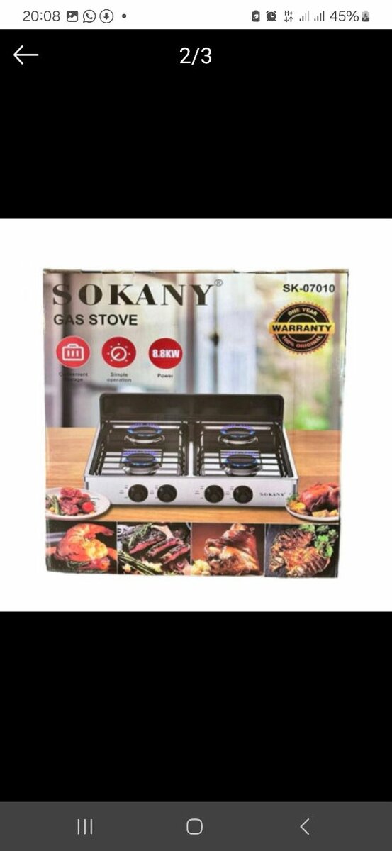 4 plate Gas Stove