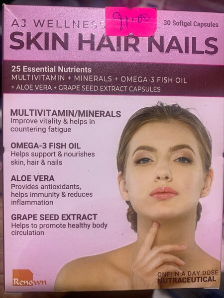 Skin hair nails