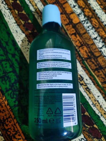 After sun gel -aloe