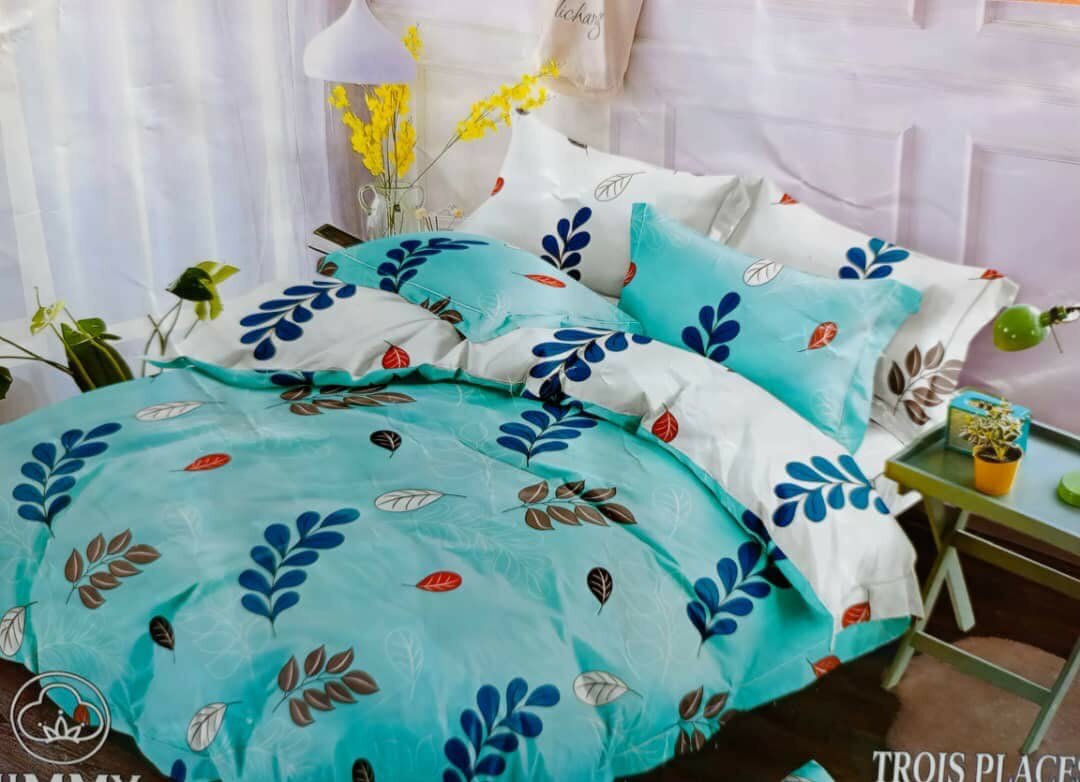 Vente de draps.