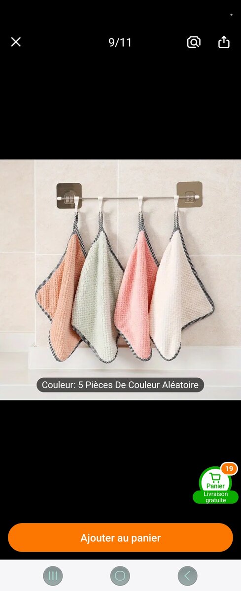 Serviette de main