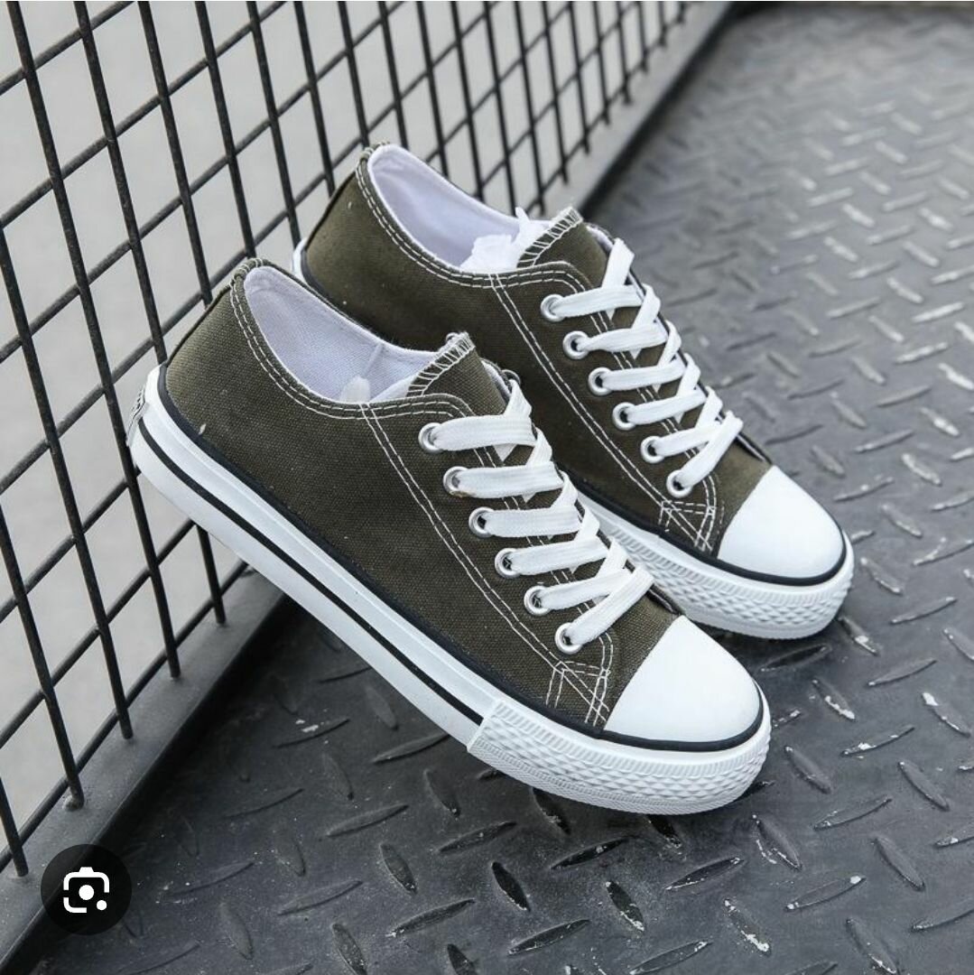 Converse All Star vert tréilli
