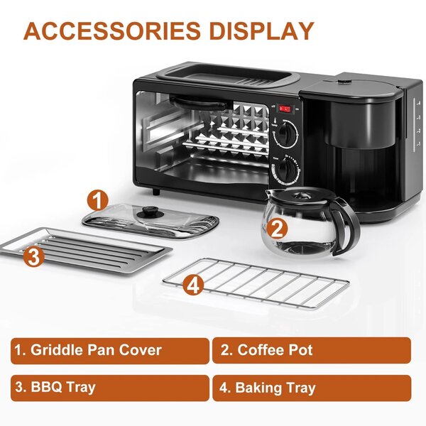 Three in one break fast maker