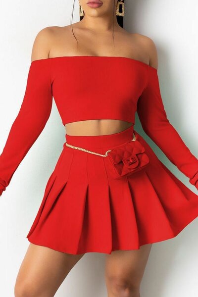 Skirt and top