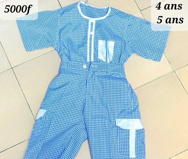 Tenue scolaire jardin 4-5 ans