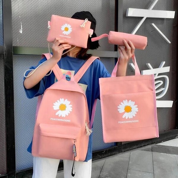 Lady backpacks